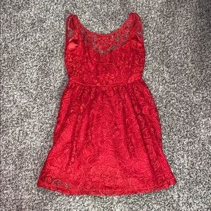Red Lace Dress